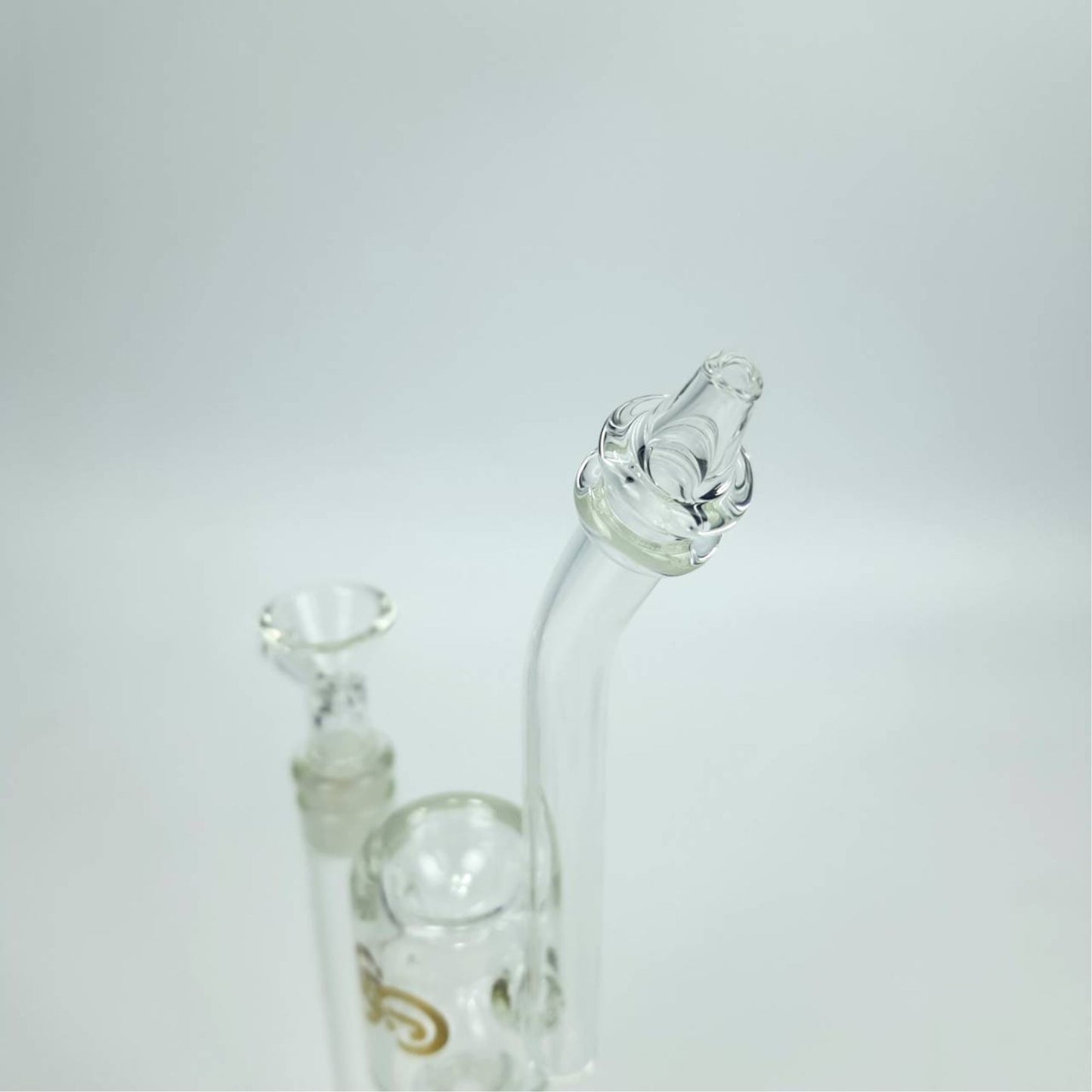 GLASS BONG | STONERCENTRE UP HIGH 12 INCH DAB RIG WITH 3 RINGS MOUTHPIECE