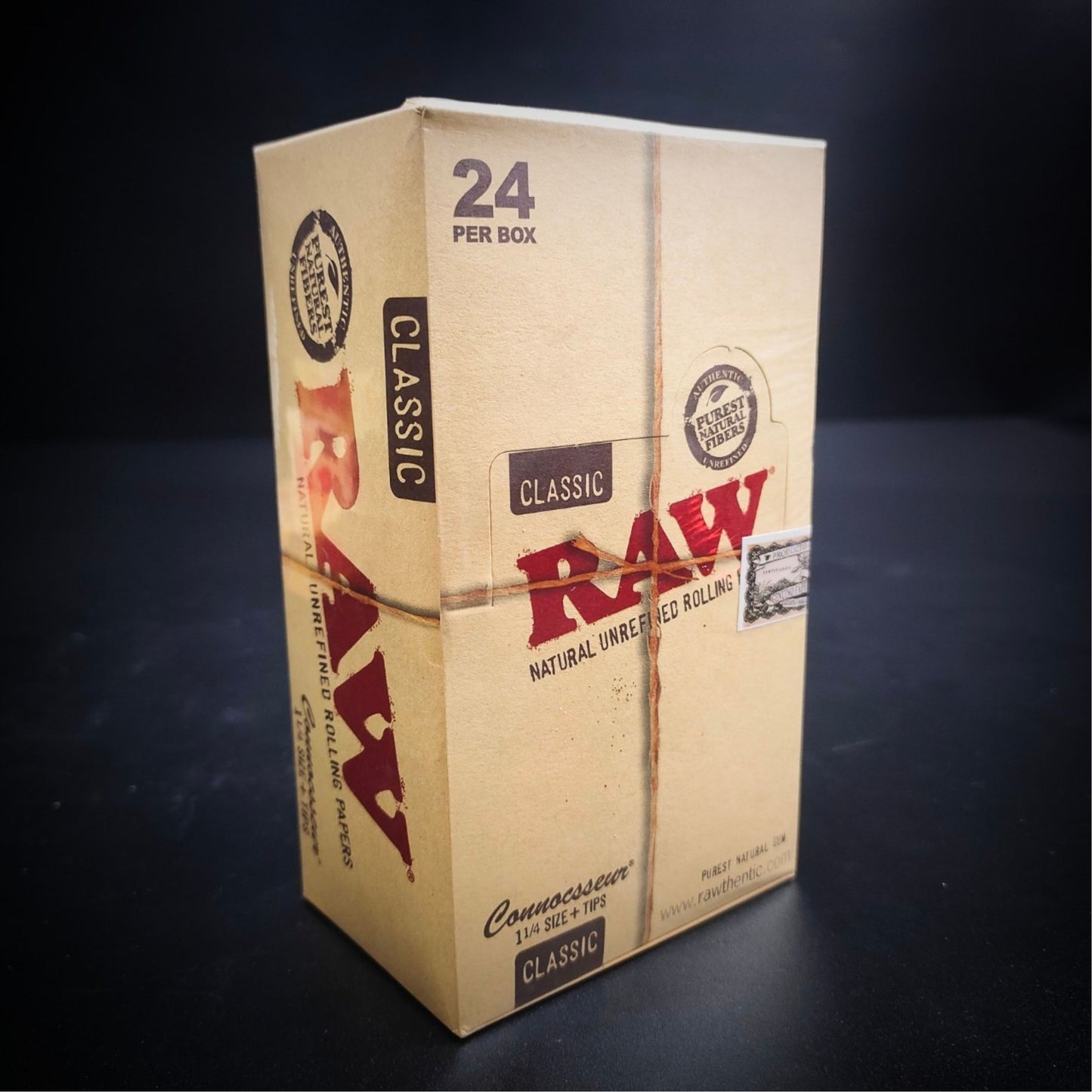 ROLLING PAPER | CHA RAW CLASSIC CONNOISSEUR 1 ¼" WITH TIPS