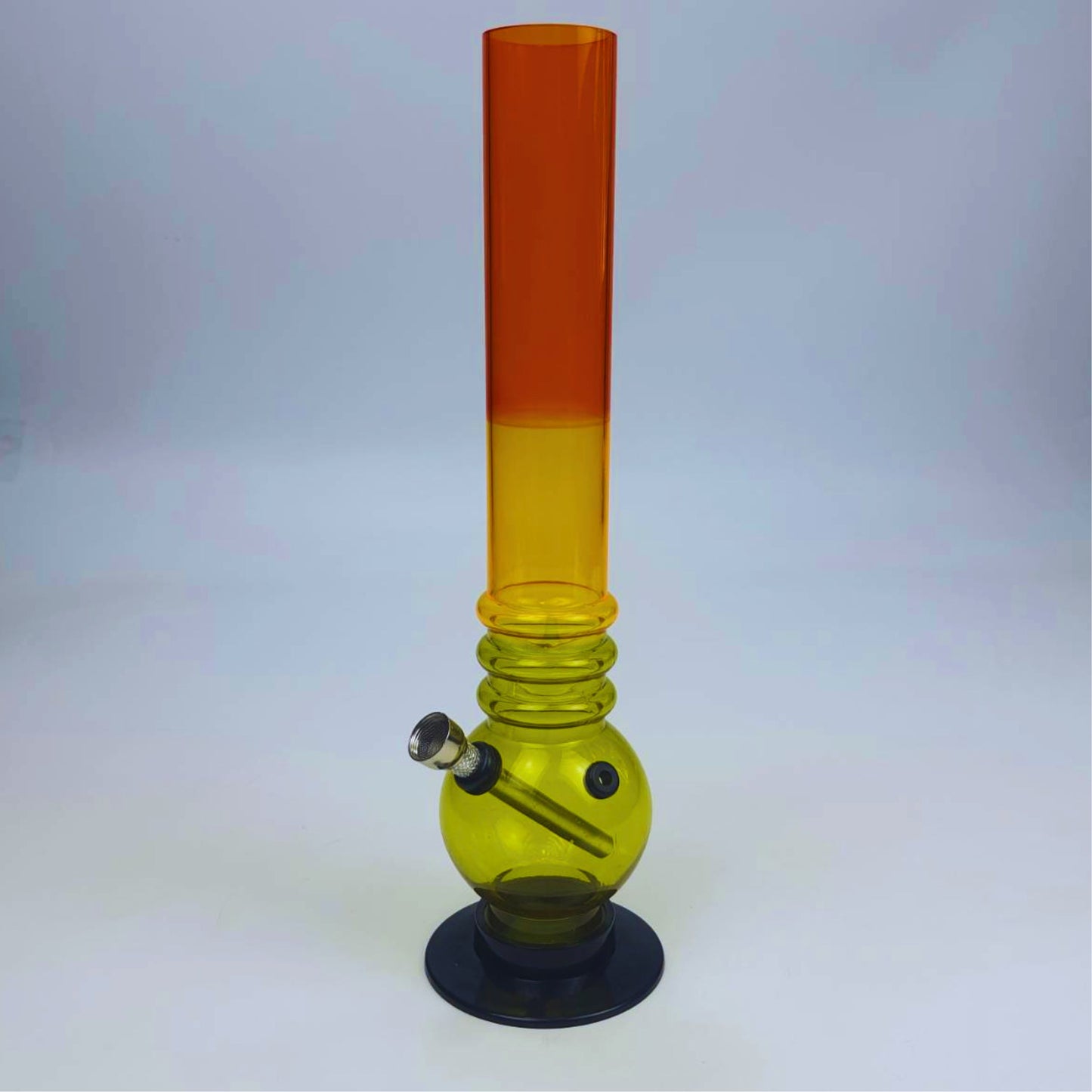 ACRYLIC BONG | ACRYLIC WATER PIPE TRIPLE SPHERE 12 INCH 3MM THICKNESS