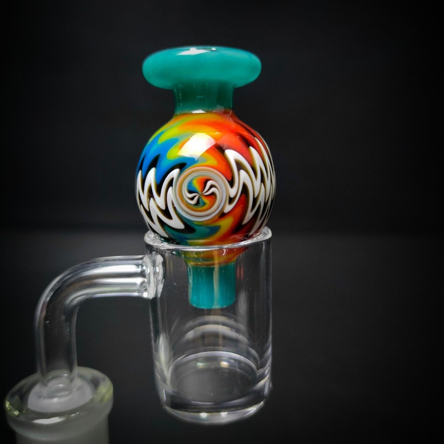 CARB CAP | END OF THE WORLD CARB CAP WITH TIP 10 MM INNER DIAMETER 26.5 MM WIDEST DIAMETER