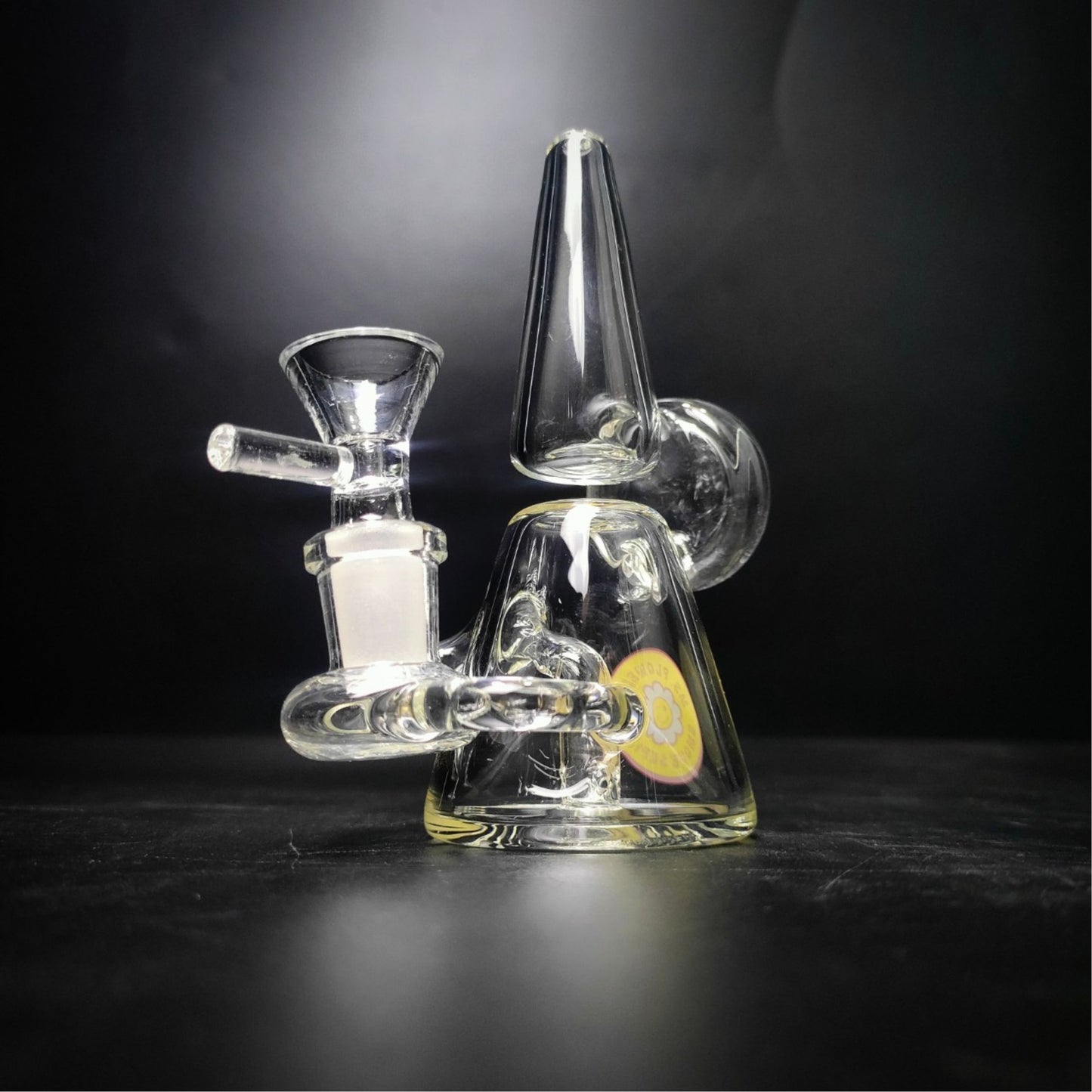 GLASS BONG | MS.FLOWERS MINI CONE CYCLER 5.7 INCH