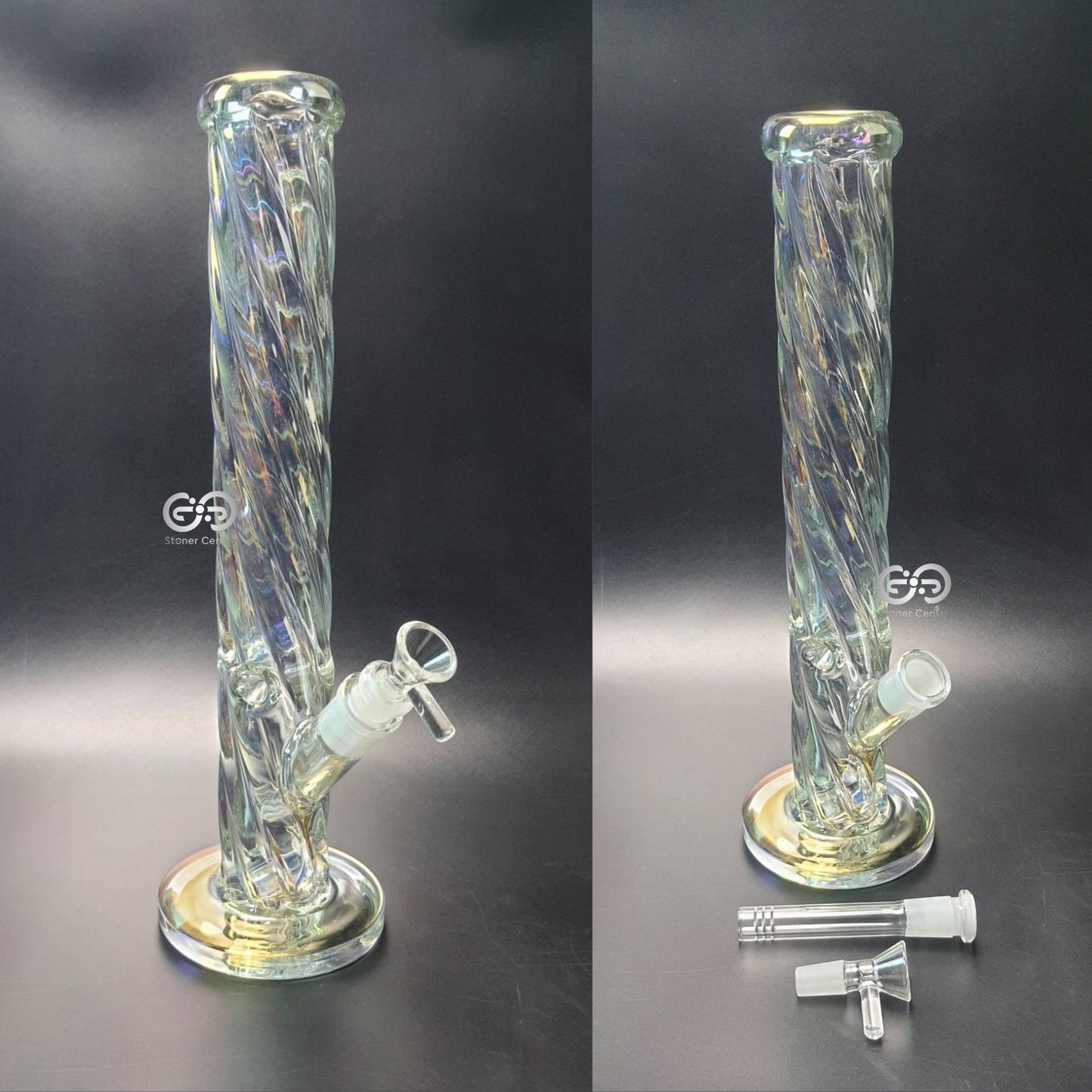 Glass Bong | TWISTY STRAIGHT 14 INCH