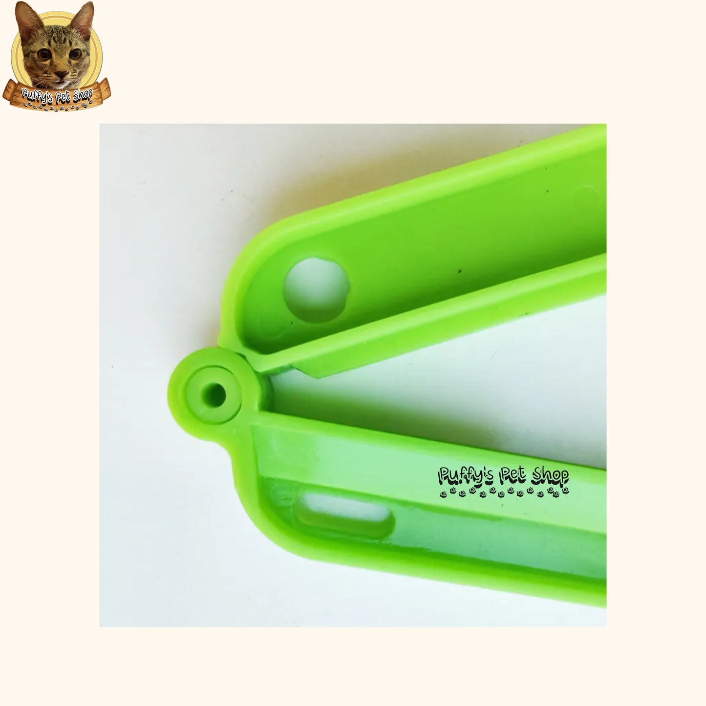 Puffy's Pet Shop | Pet food bag lock clip คลิปล็อคปากถุงอาหารสัตว์เลี้ยง ขนาด 4  × 26.4 ซม