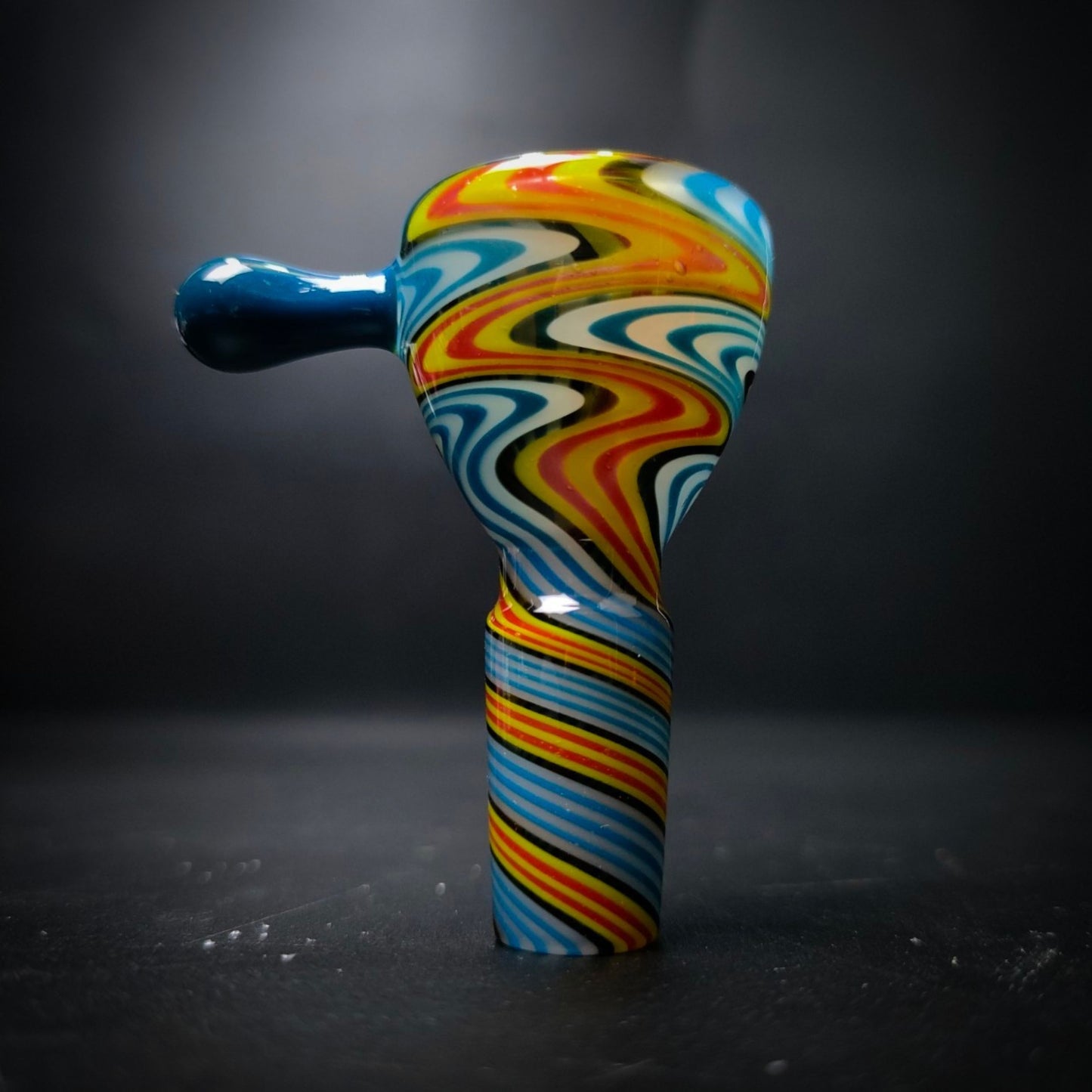 GLASS BOWL | DAZED RETRO BOWL WITH HANDLE 14 MM