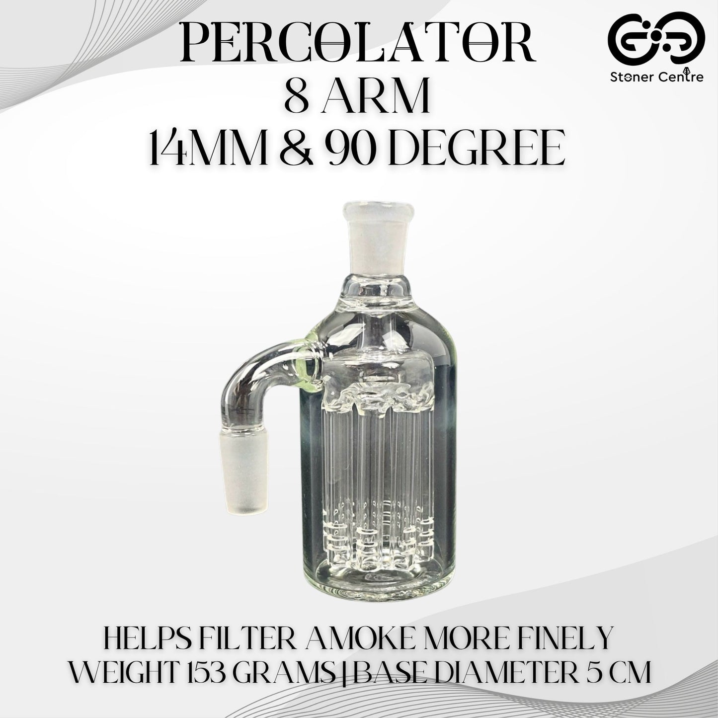 PERCOLATOR | 8 ARM PERCOLATOR 14 MM 90 DEGREE