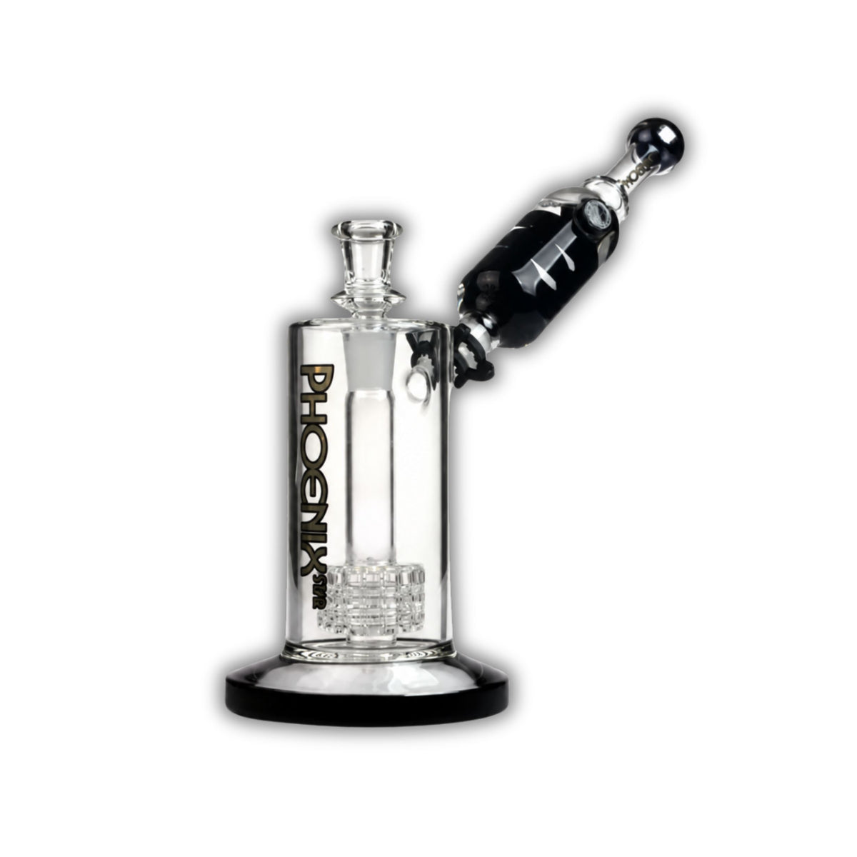 Glass Bong | PHOENIX STR 9 INCH 14MM JOINT LEGO WITH MATRIX PERCOLATOR AND FREEZABLE COIL