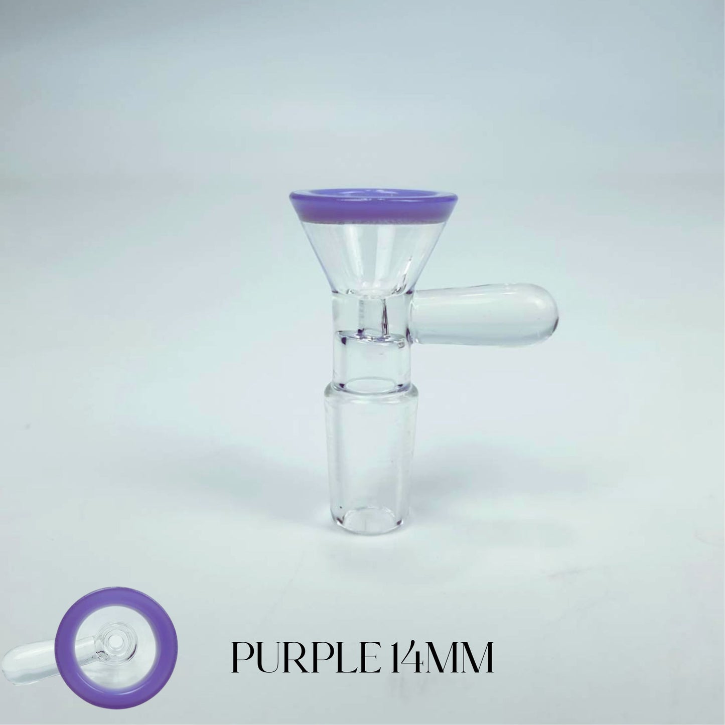 GLASS BOWL |  COLORFUL TOP BOWL 14MM