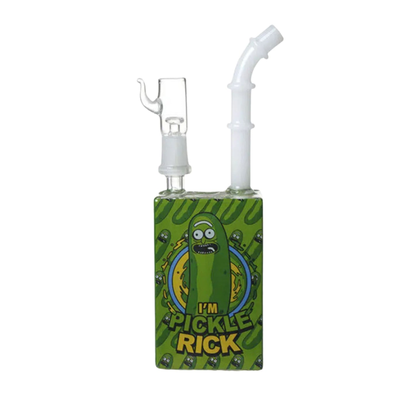 Glass Bong | RICK AND MORTY JUICE BOX DAB RIG 8 INCH