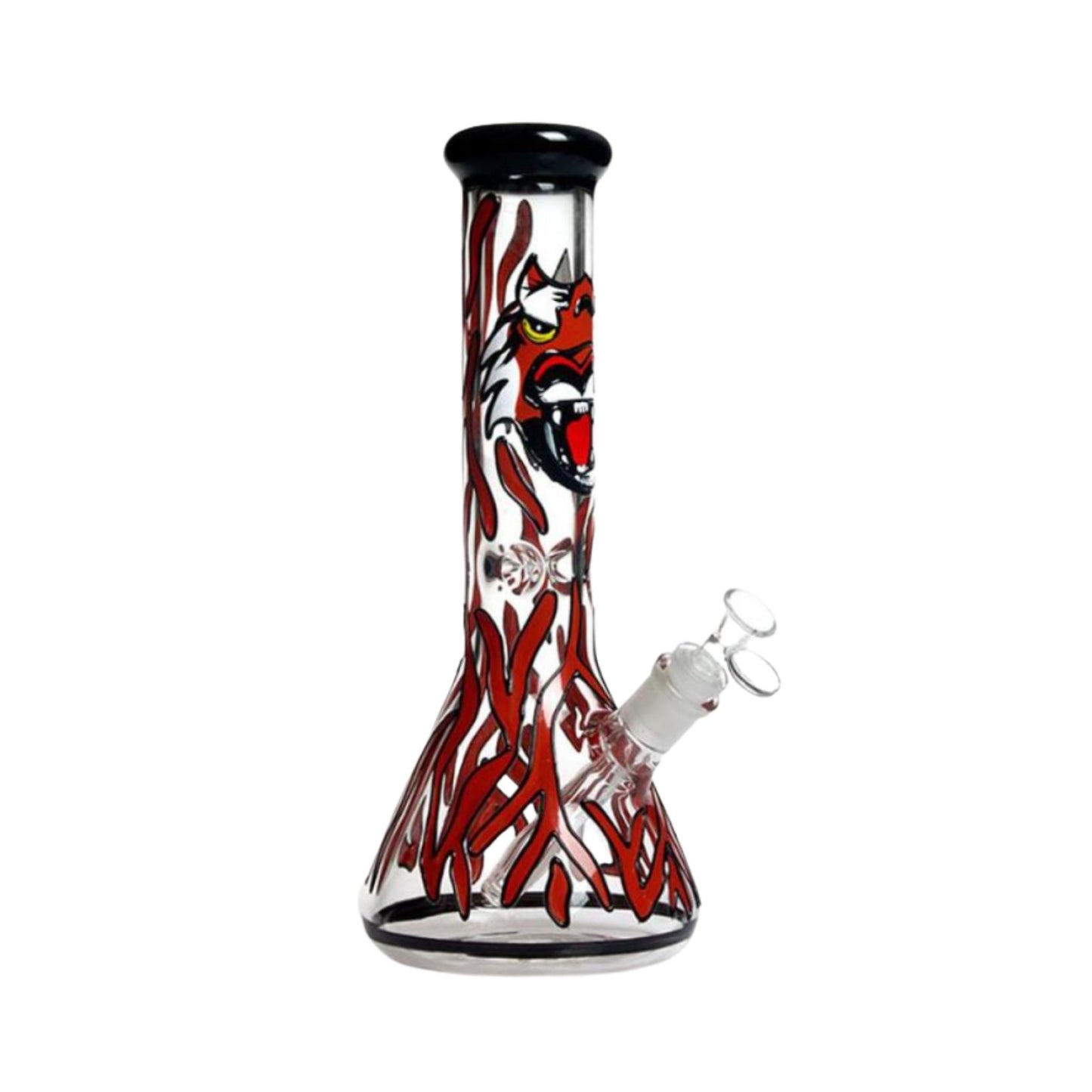 Glass Bong | RED TIGER BEAKER 13.5 INCH