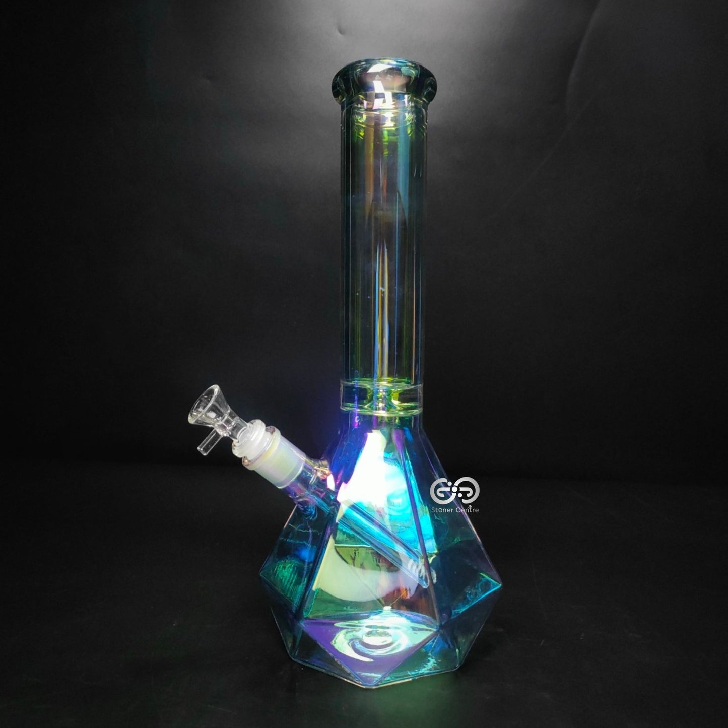 Glass Bong | HOLOGRAPHIC DIAMOND BONG 14 INCH