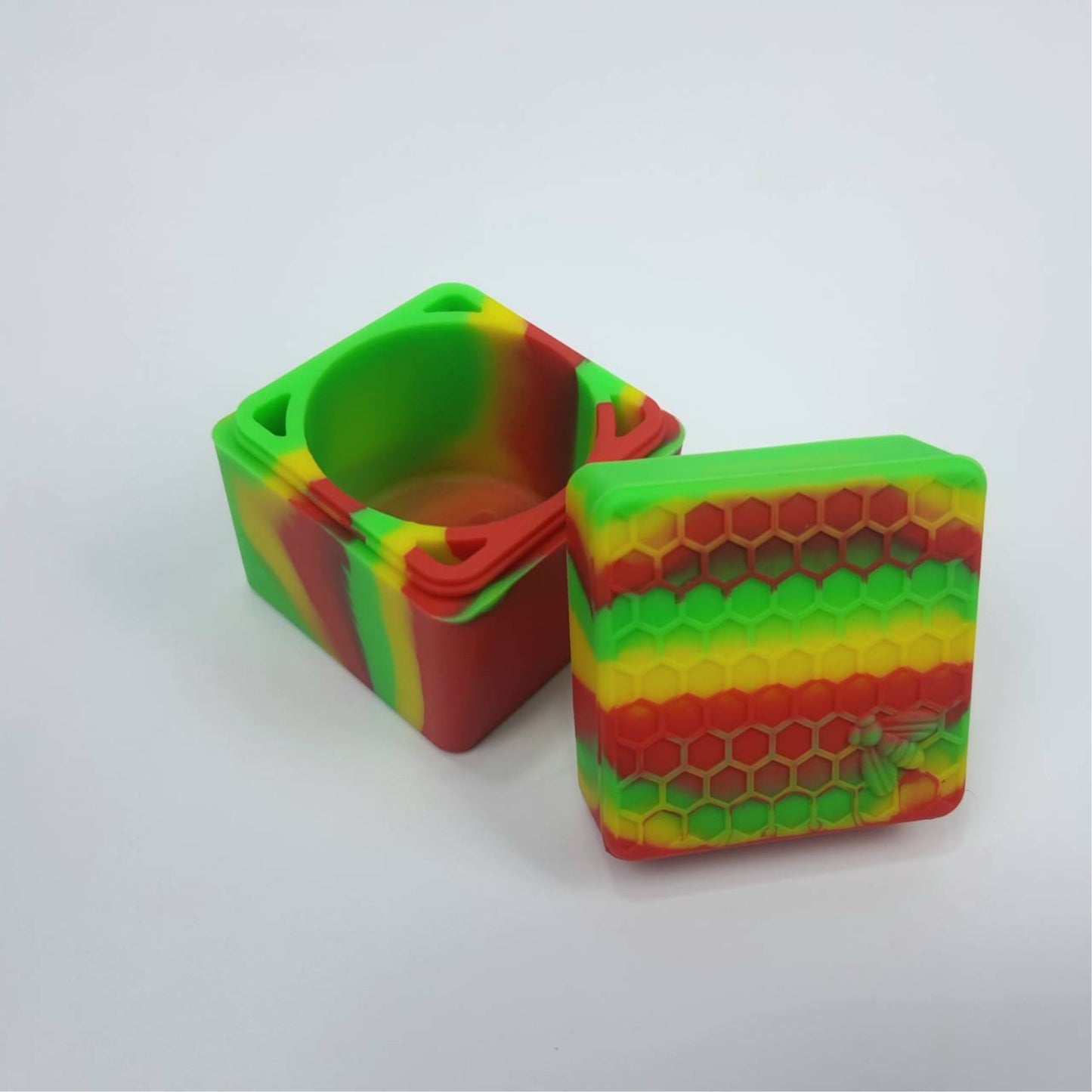 SILICONE | 78ML SILICONE SQUARE CONTAINER FOR CONCENTRATE