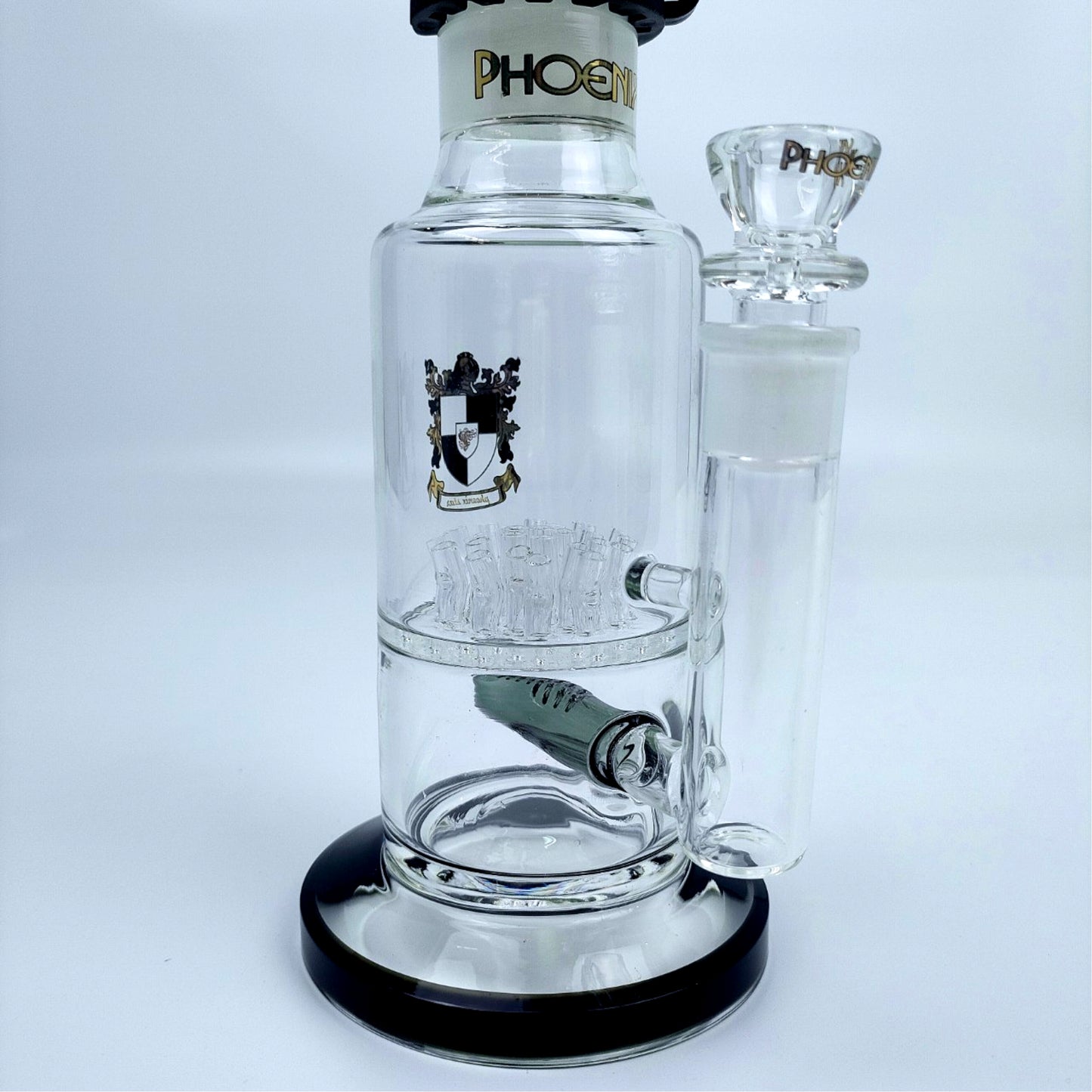 Glass Bong | Phoenix Lego Straight with Turbine Percolator 18inch 7mm PHX BIG LEGO