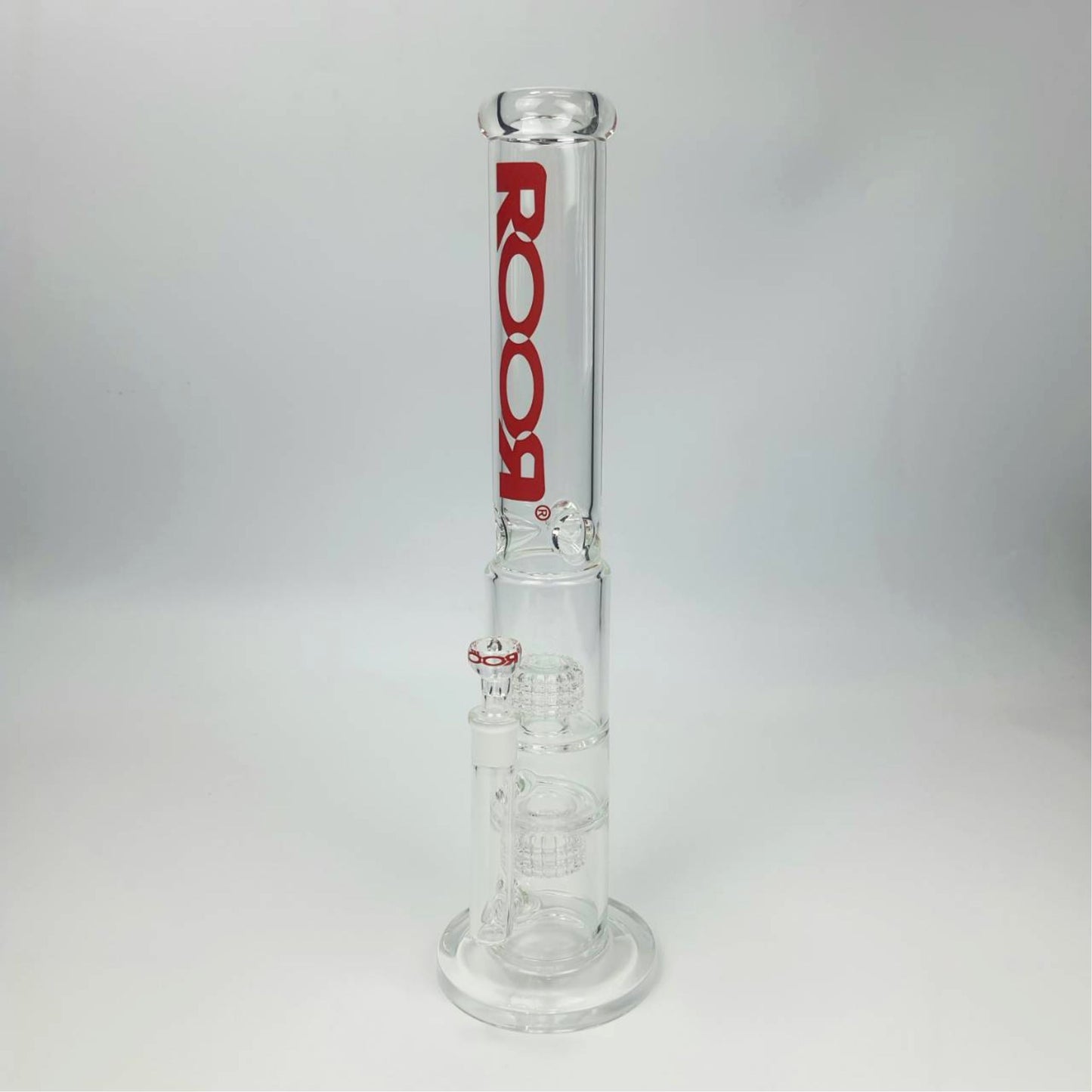 Glass Bong | ROOR TECH STRAIGHT WITH DOUBLE MATRIX PERCOLATORS 16 INCH