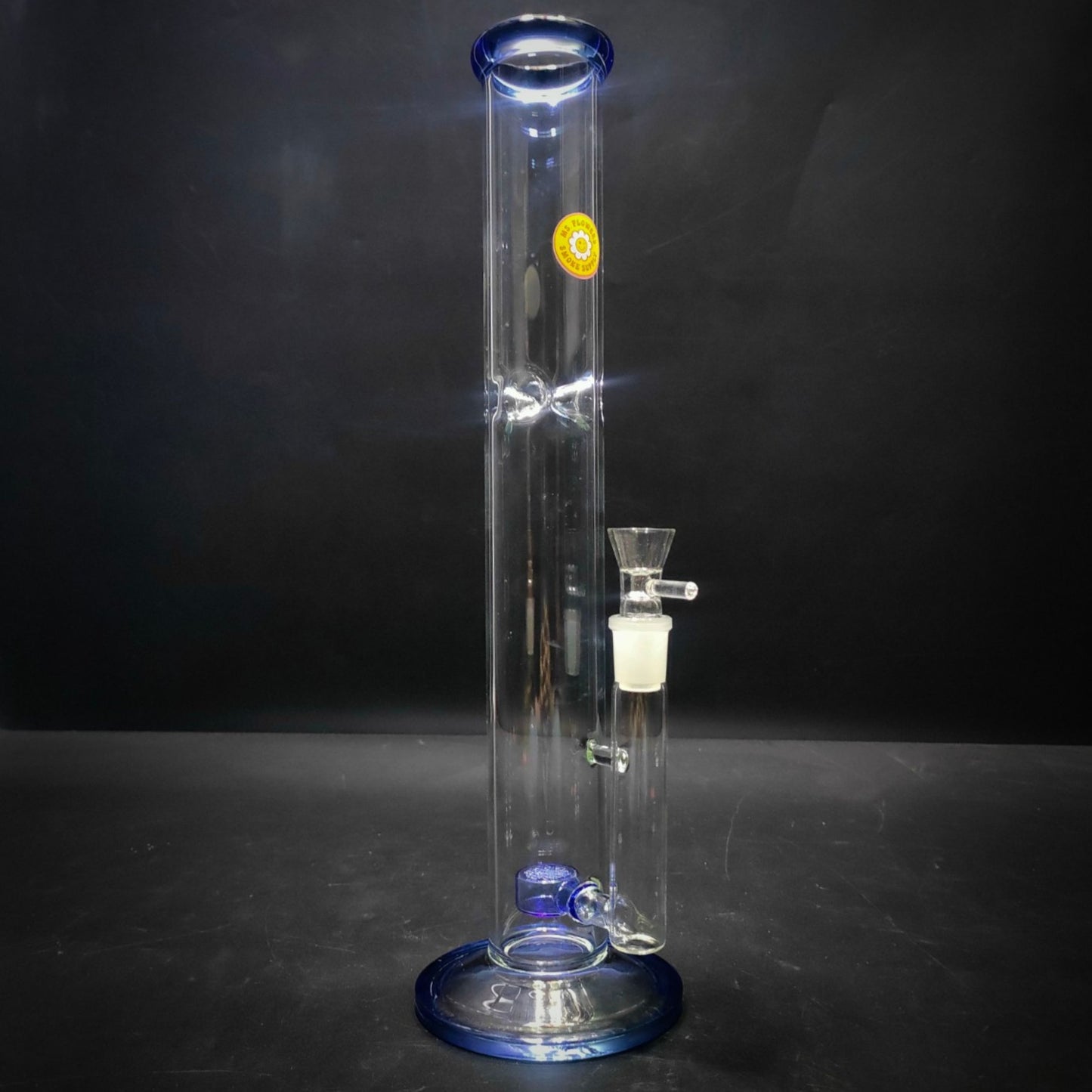 GLASS BONG | MS.FLOWERS STRAIGHT TUBE 16 INCH