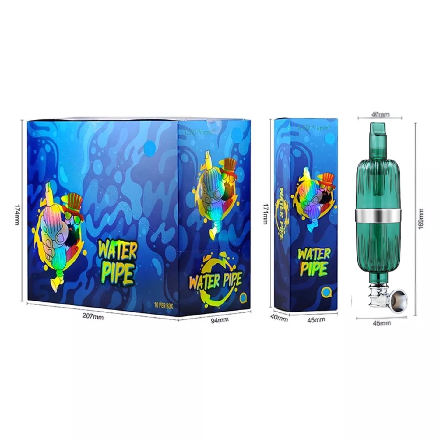 PIPE | LTQ VAPOR WATER PIPE 6.5 INCH