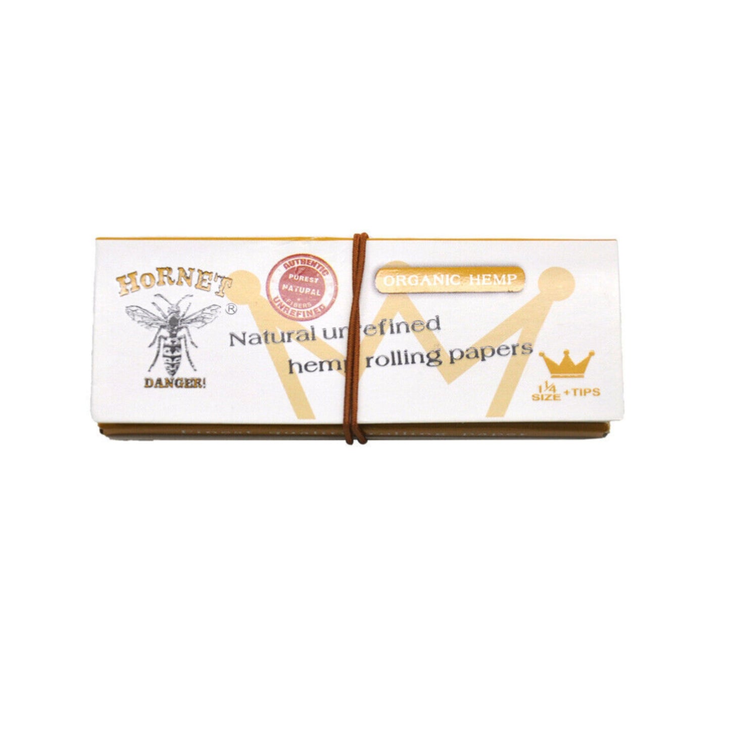 ROLLING PAPER | HORNET 1 1/4 INCH WHITE ROLLING PAPER WITH TIPS