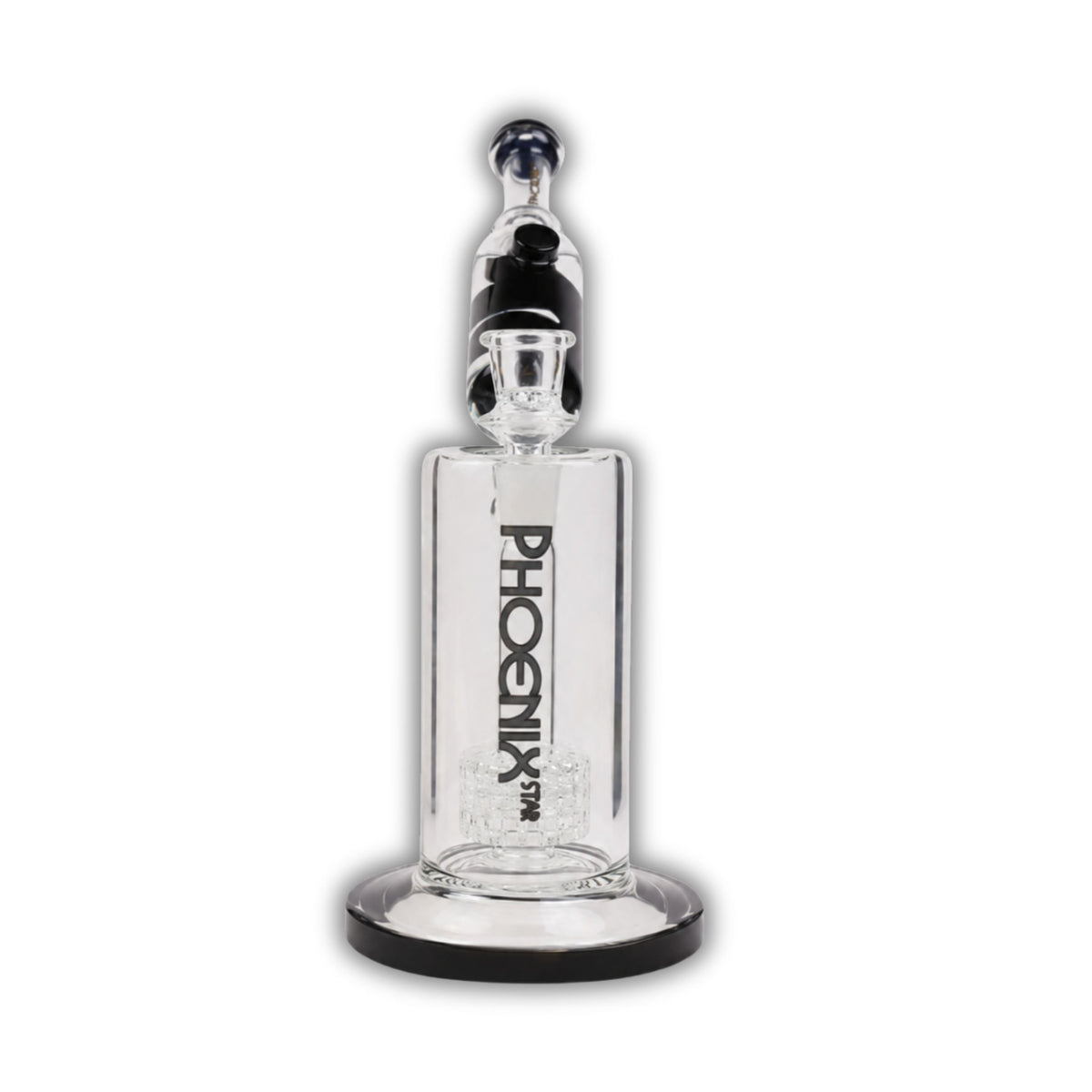 Glass Bong | PHOENIX STR 9 INCH 14MM JOINT LEGO WITH MATRIX PERCOLATOR AND FREEZABLE COIL