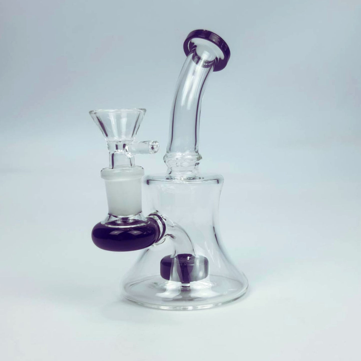 GLASS BONG | DAB RIG BEAKER 5.5 INCH WITH SHOWERHEAD PERC