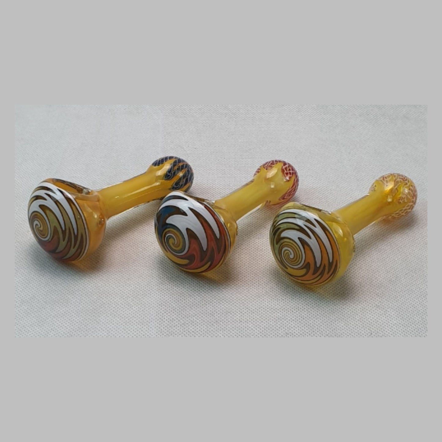 PIPE | DAZED CLASSIC SPOON YELLOW PIPE 4 INCH