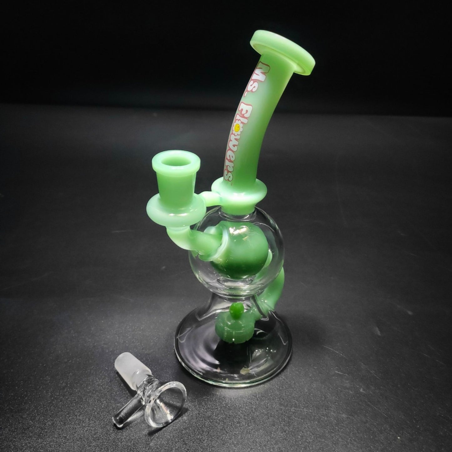 GLASS BONG | MS.FLOWERS GLOBE WATER PIPE 8 INCH