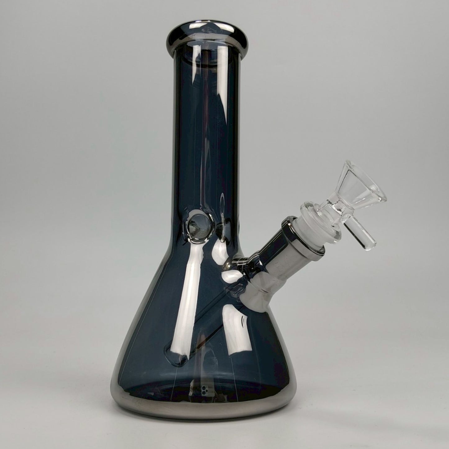 Glass Bong | HOLOGRAPHIC RAINBOW CLASSIC BEAKER 8 INCH