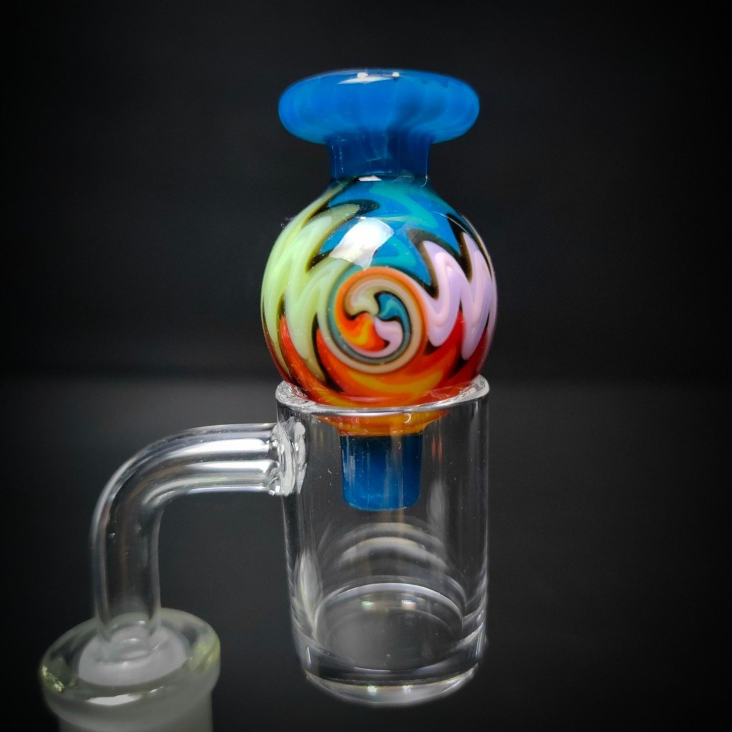 CARB CAP | END OF THE WORLD CARB CAP WITH TIP 10 MM INNER DIAMETER 26.5 MM WIDEST DIAMETER