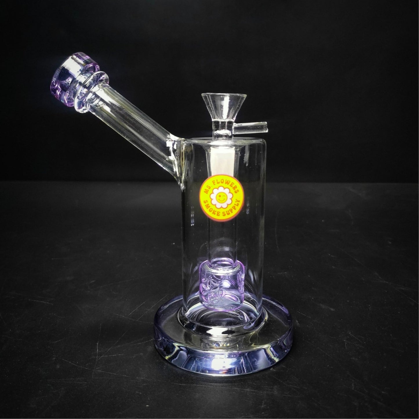 GLASS BONG | MS.FLOWERS BARREL BUBBLER 7 INCH