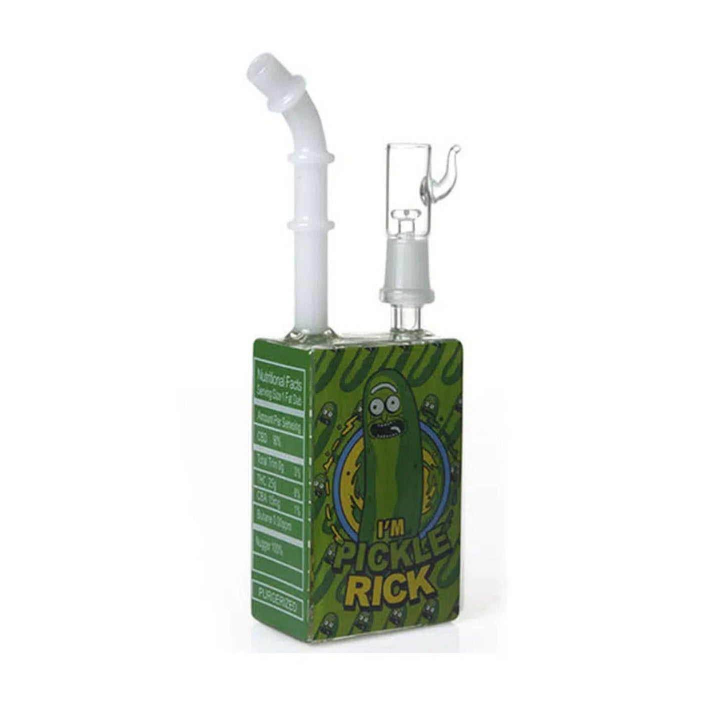 Glass Bong | RICK AND MORTY JUICE BOX DAB RIG 8 INCH