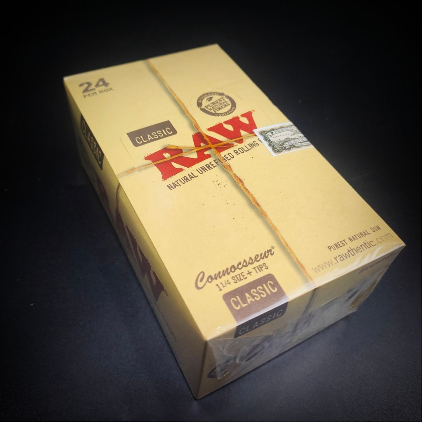 ROLLING PAPER | CHA RAW CLASSIC CONNOISSEUR 1 ¼" WITH TIPS