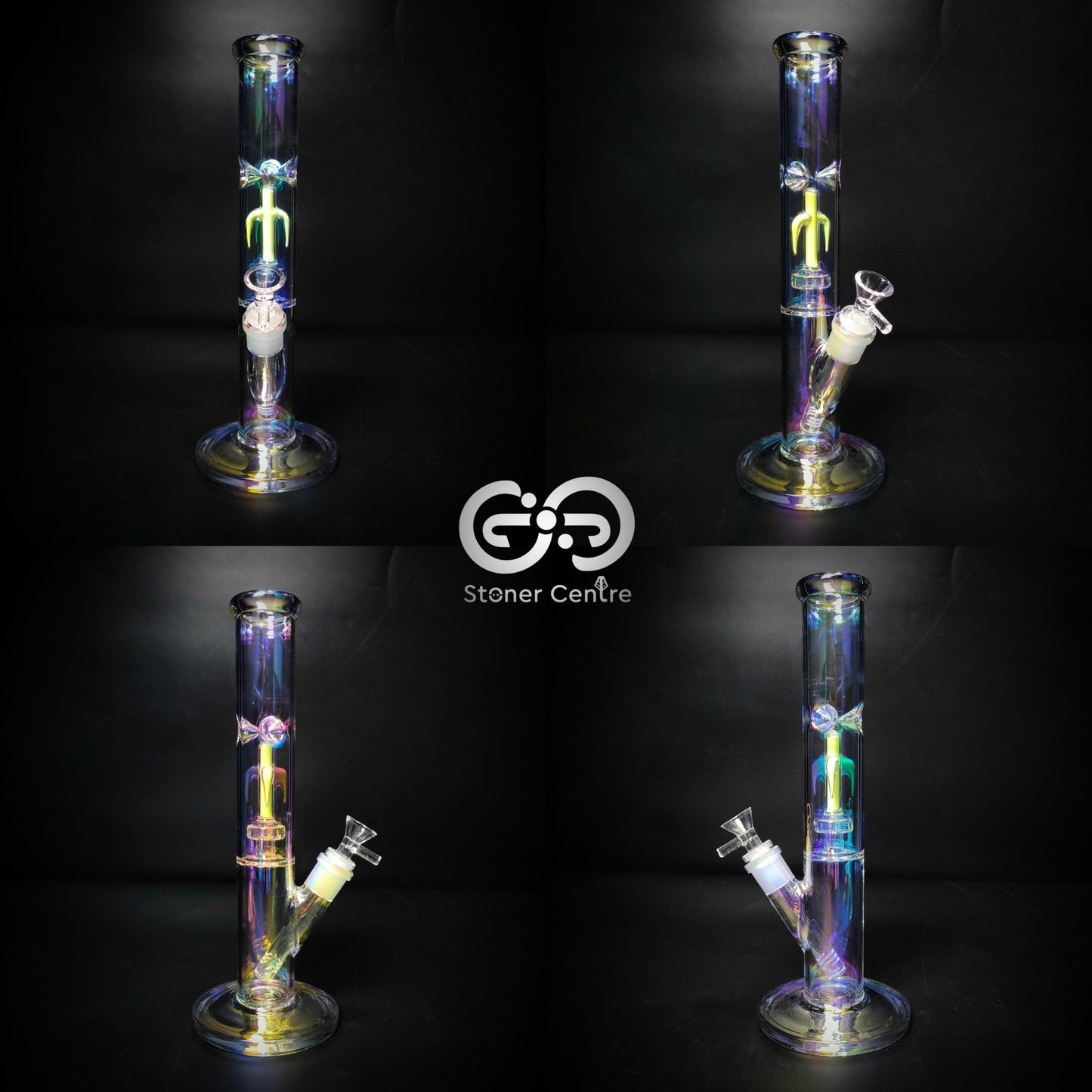 Glass Bong | BONG STRAIGHT WITH CACTUS PERCCULATOR 12 INCH