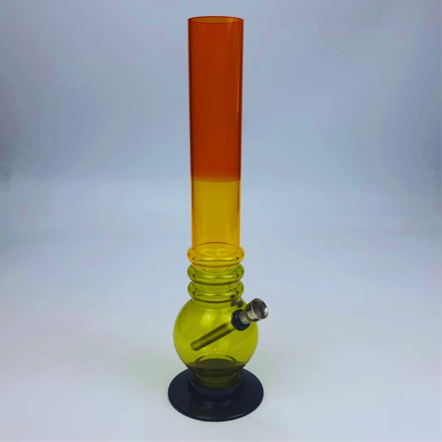 ACRYLIC BONG | ACRYLIC WATER PIPE TRIPLE SPHERE 12 INCH 3MM THICKNESS