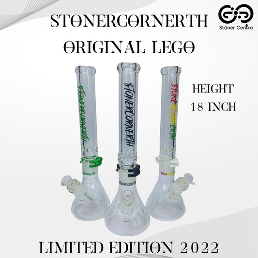 Glass Bong | STONERCORNERTH ORIGINAL LEGO - LIMITED EDITION 2022 18 INCH
