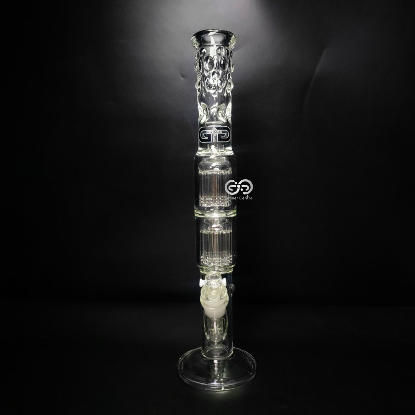 Glass Bong | GRACE CLEAR STRAIGHT WITH DOUBLE 11-ARM PERCOLATOR 20 INCH