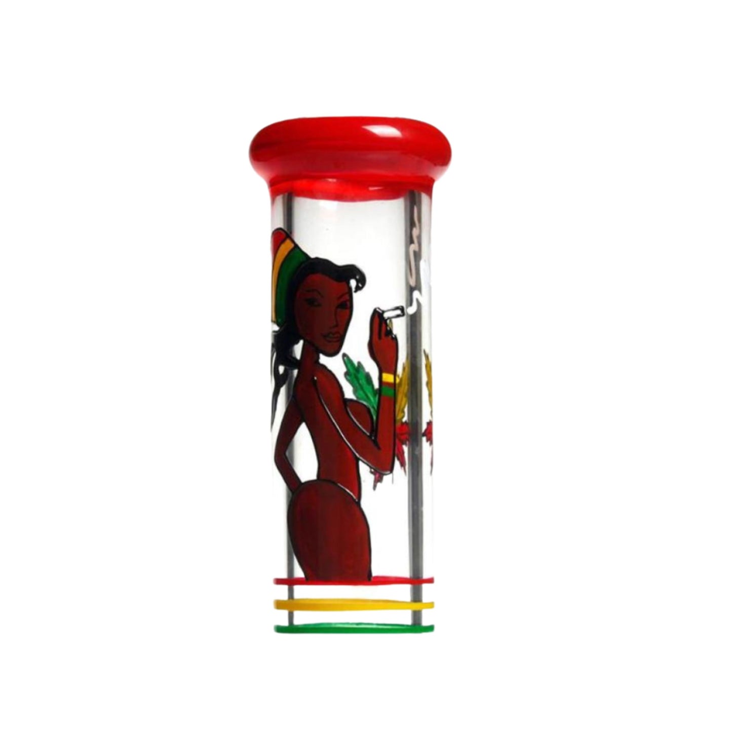 Glass Bong | RASTA WOMAN BEAKER 13.5 INCH