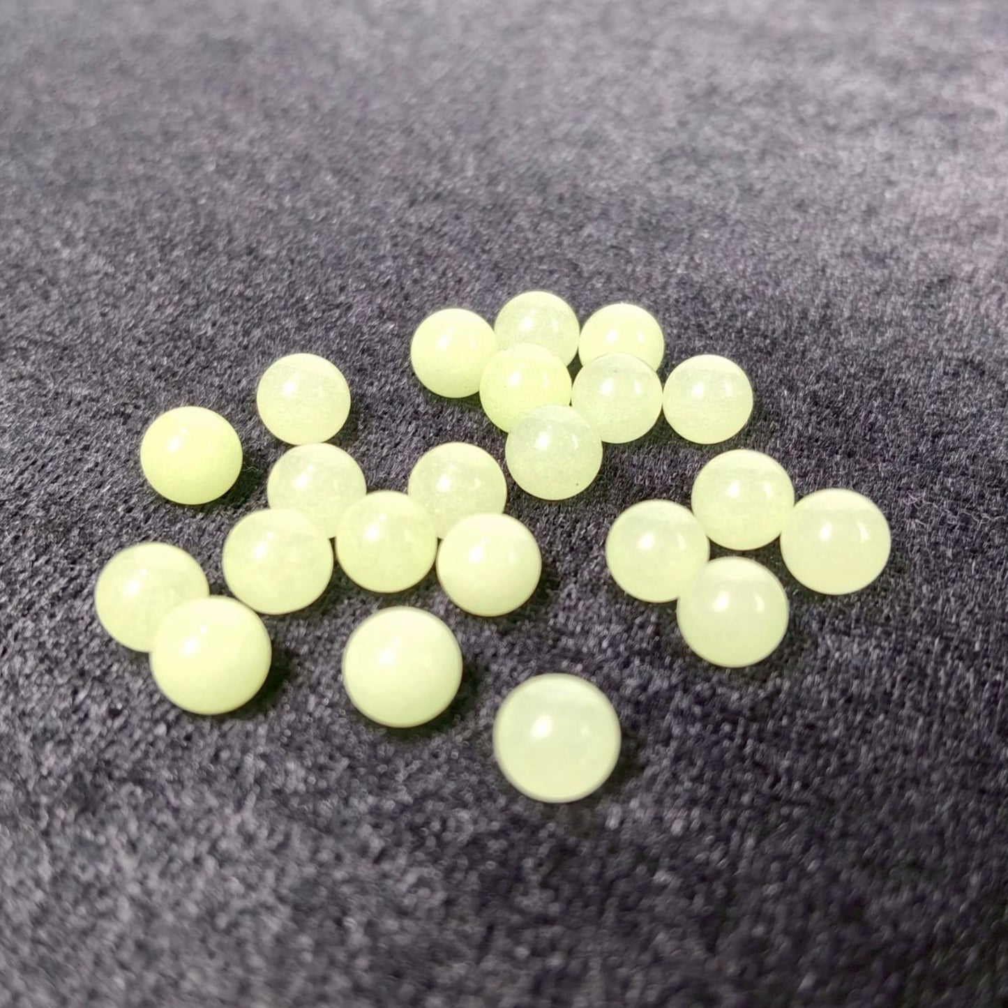 QUARTZ BOWL | LUMINOUS DAB PEARL GLOW IN THE DARK 6 MM