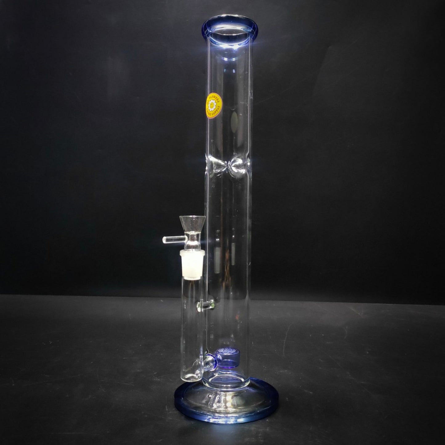 GLASS BONG | MS.FLOWERS STRAIGHT TUBE 16 INCH