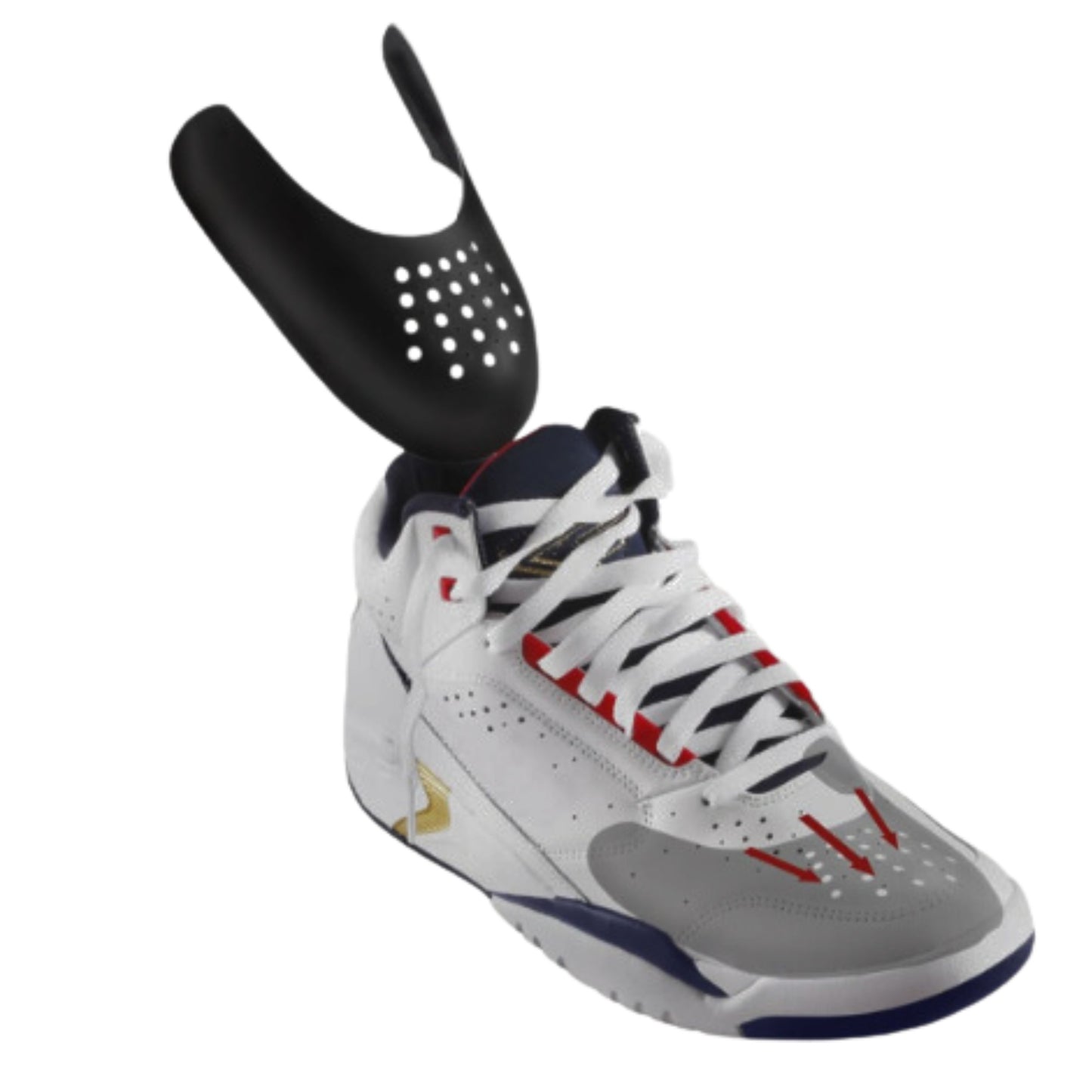 Sneaker Shield ที่กันรองเท้าเป็นรอย ที่กันรองเท้าย่น ใส่ในรองเท้าได้เลย Sneaker Guard สีขาว-สีดำ มีไซส์ผู้ชายและผู้หญิง