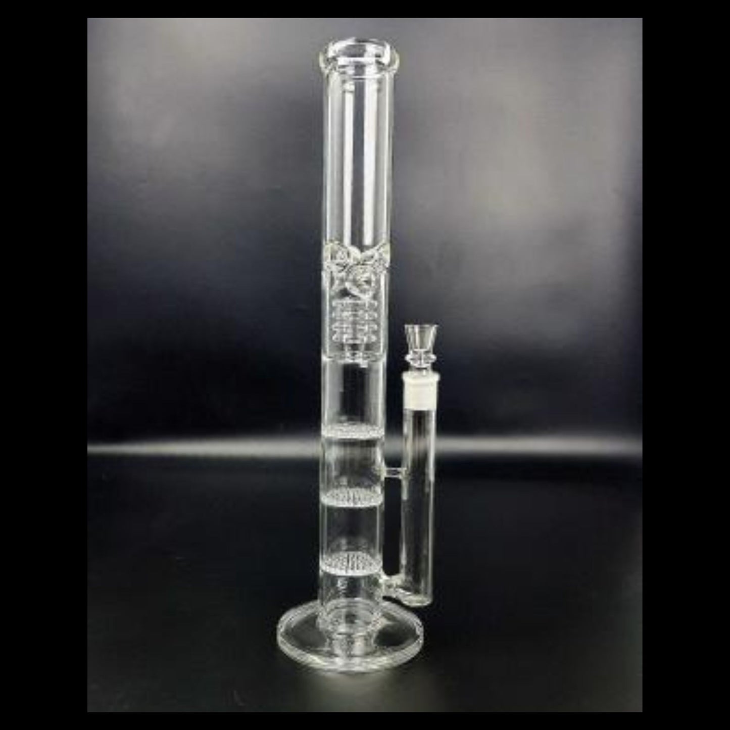 Glass Bong | EMPTY SCIENTIST TRIPLE HONEYCOMB PERCOLATOR STRAIGHT 18 INCH