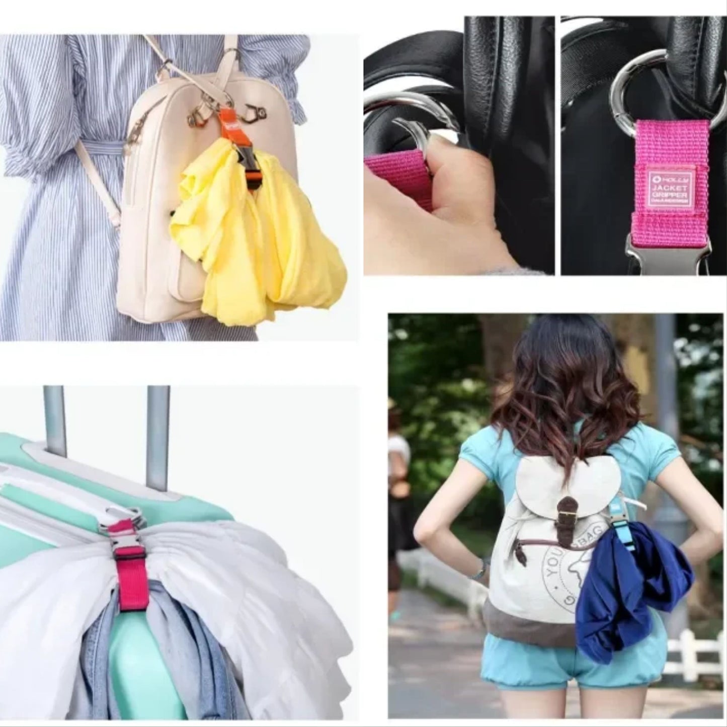 HOLLY LUGGAGE PORTER สายคล้องกระเป๋าเดินทาง ที่ห้อยกระเป๋า สำหรับกระเป๋าถือ กระเป๋าสะพาย กระเป๋าเดินทาง