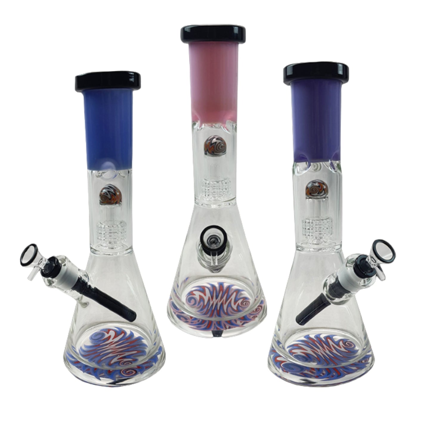 Glass Bong | DAZED WIGWAG BEAKER WITH PERCOLATOR 13 INCH