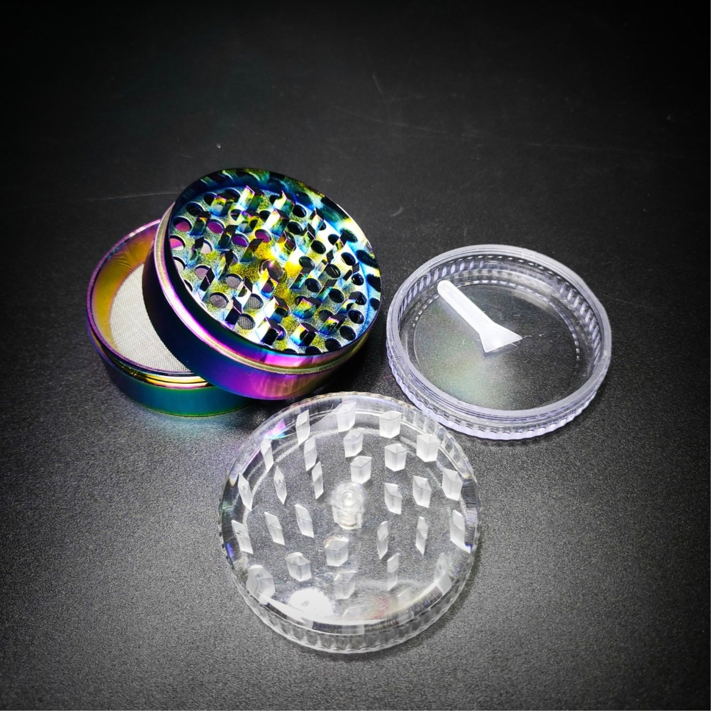 GRINDER | RAINBOW METAL GRINDER 4 LAYERS 60 MM