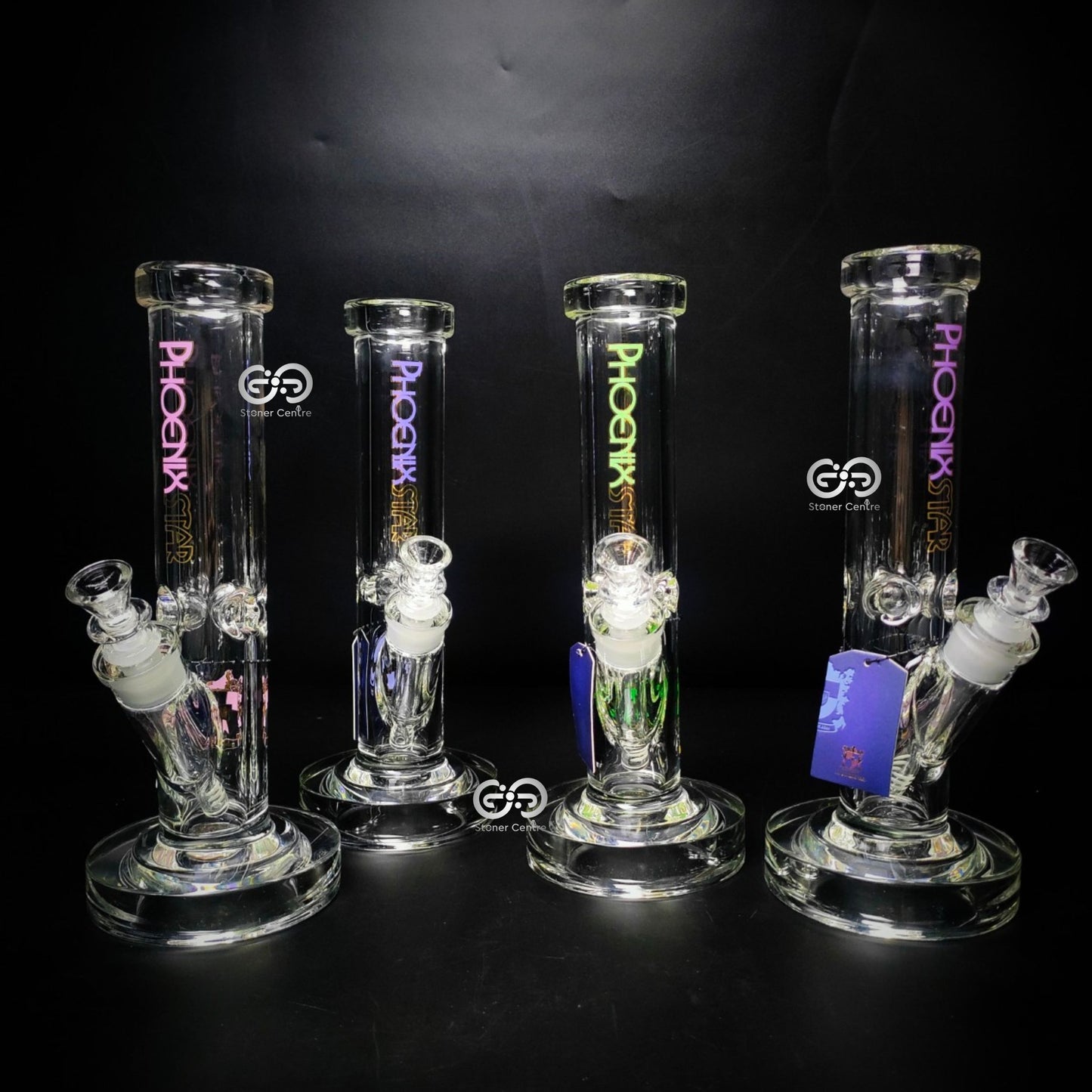 Glass Bong | PHOENIX STAIGHT 12 INCHES 9MM BASE THICK THICKEN JOINT AND EXTRA HEAVY BASE