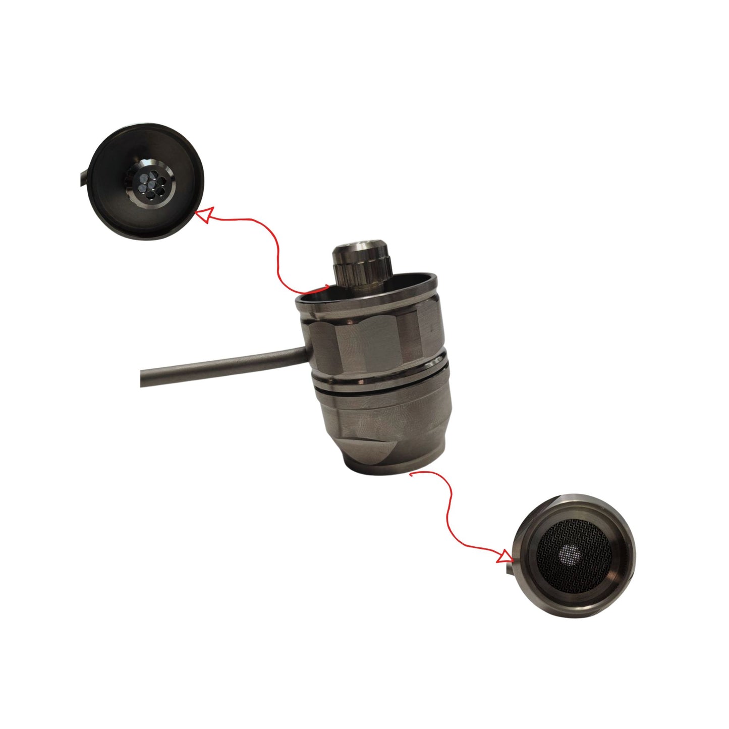 CANNABIS HARDWARE | FLOWERPOT DAB HEATER HEAD ASSEMBLY FOR B-ZERO, B1, B2