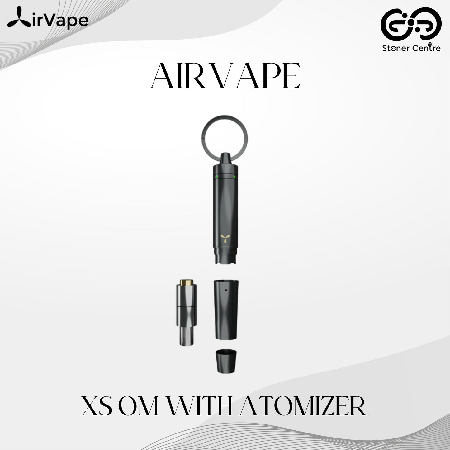 AIRVAPE | XS OM WITH ATOMIZER BLACK