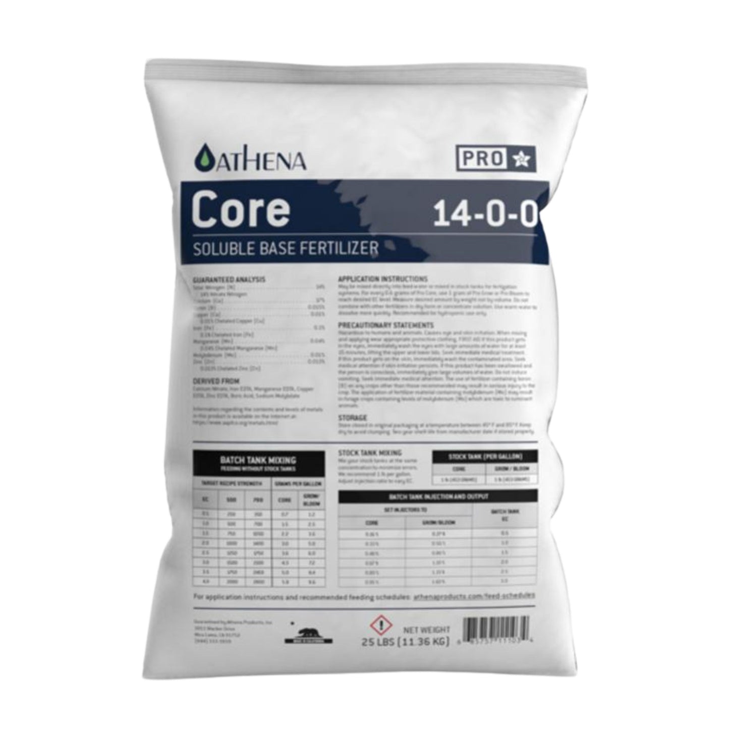 ATHENA PRO - CORE 25 lB Bags 