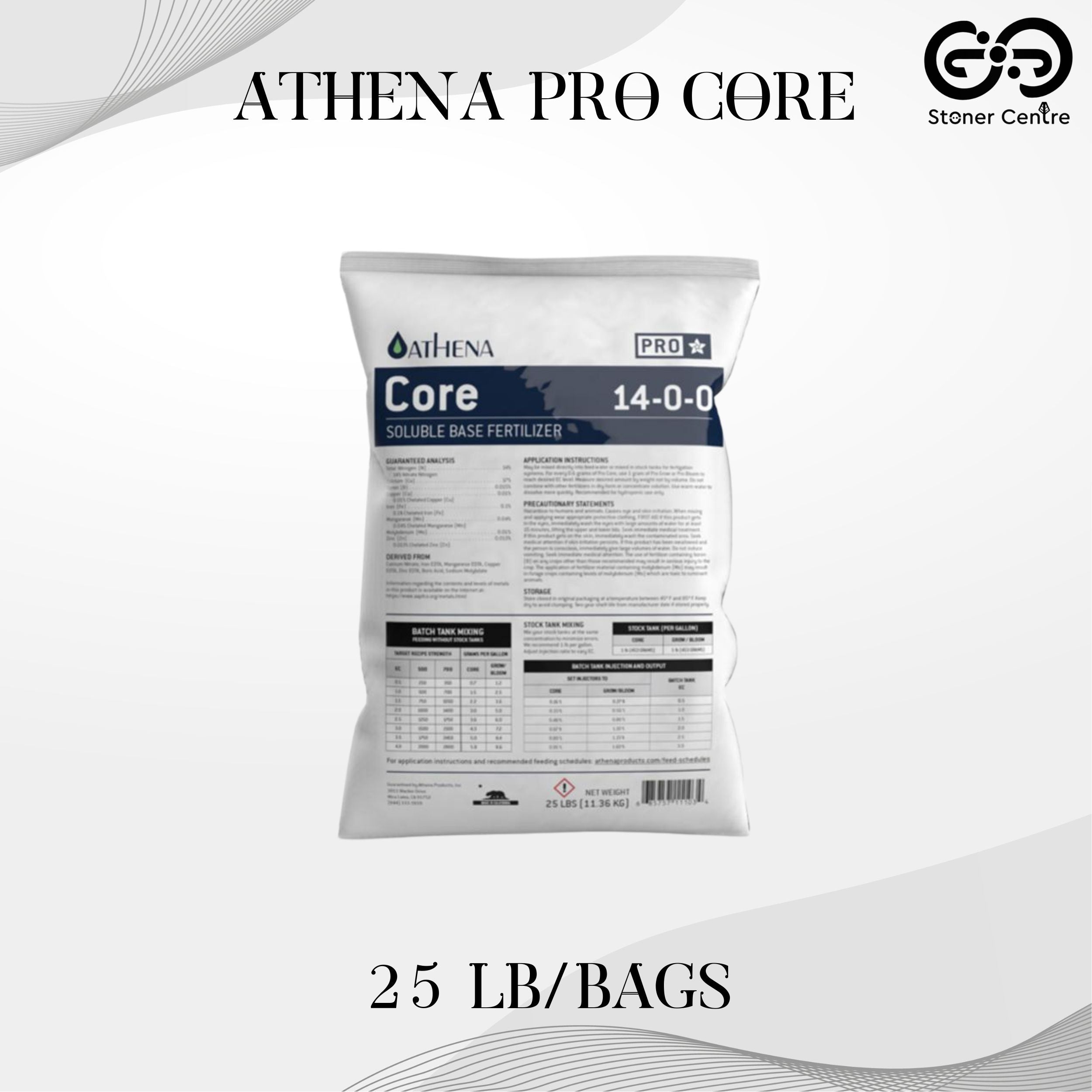 ATHENA PRO - CORE 25 lB Bags – Stonercentre.com