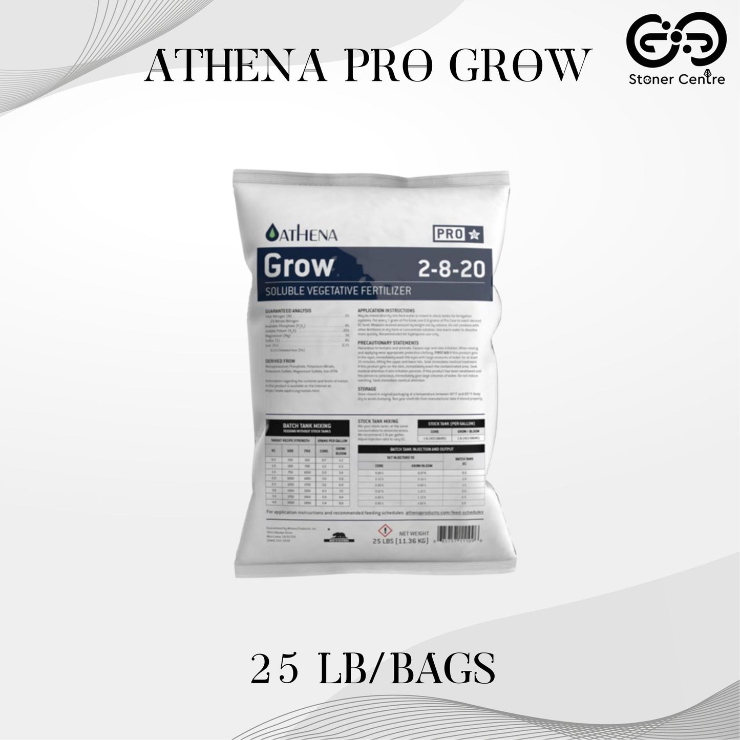 ATHENA PRO - GROW 25 lB Bags 