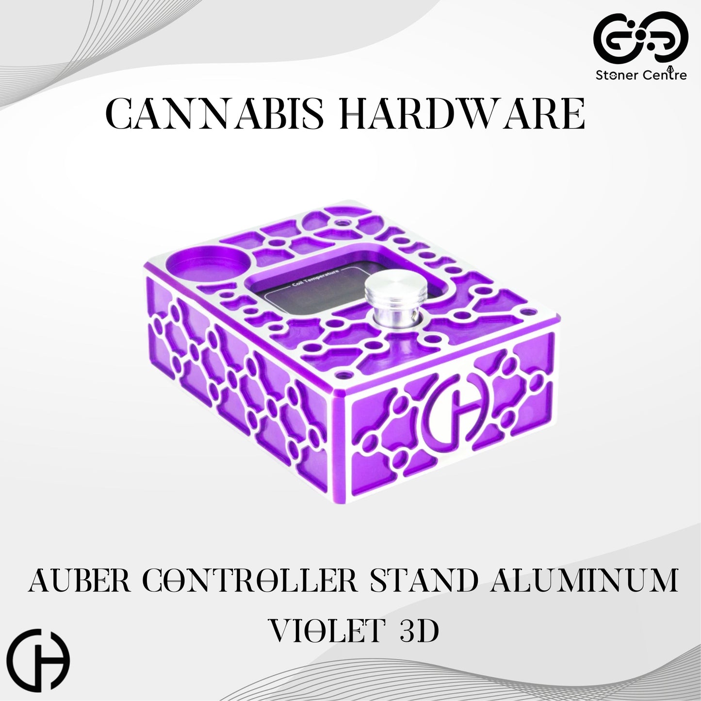 Cannabis Hardware | Auber Controller Stand Aluminum Violet 3D