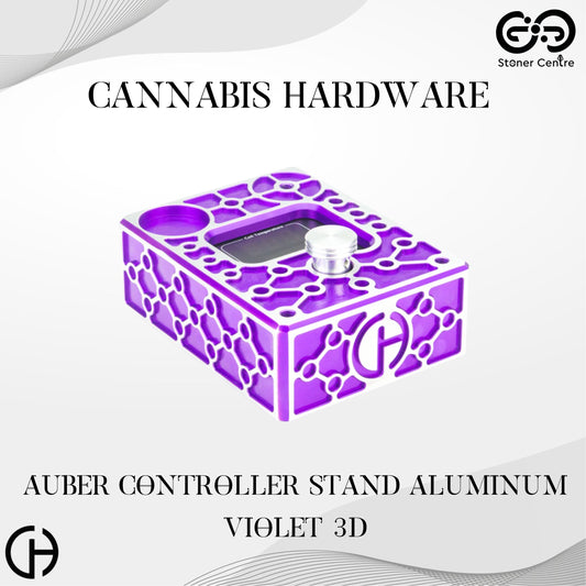 Cannabis Hardware | Auber Controller Stand Aluminum Violet 3D
