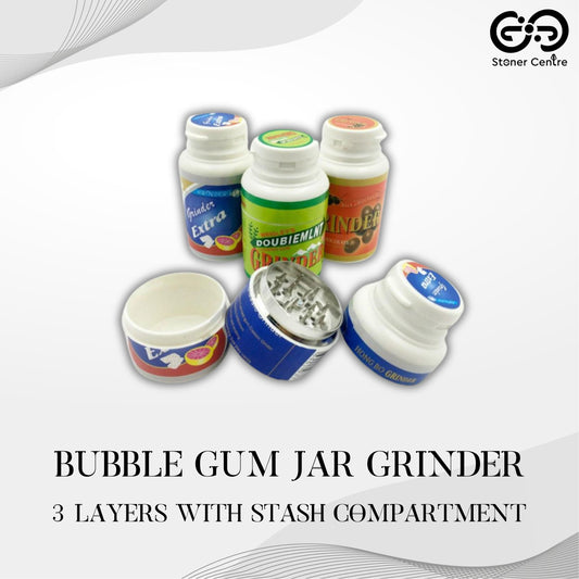 GRINDER | BUBBLE GUM JAR GRINDER 1.5 INCH